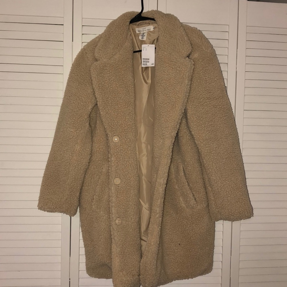 H&M Short Pile Coat